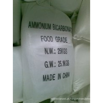 Bicarbonato de amônio de qualidade alimentícia de alta qualidade
